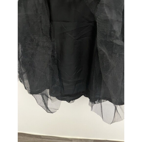 Melissa McCarthy Women’s Pleated Full Circle Skirt Black Bird Plus Size 2XL - Picture 5 of 11